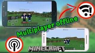 Como jogar multiplayer offline nas versões atuais do Minecraft PE atualizado [upl. by Derfliw675]