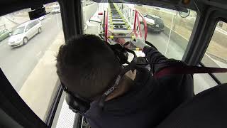 Tiller Drivers View of Firetruck Response [upl. by Loretta]