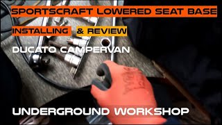 sportscraft lower seat base installing and review [upl. by Lucic]