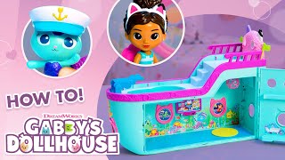 How to Use the Gabby Cat Friend Ship  Gabby’s Dollhouse  Toys for Kids [upl. by Jarad442]