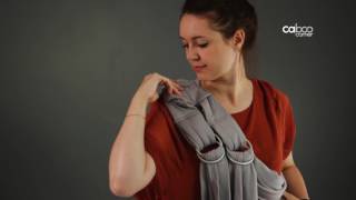 How to use Caboo organic and cotton blend carriers  Instructions [upl. by Lough485]