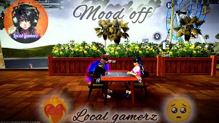 Free Fire Love Sad Story🥺Mood Off🌹Sad Songs Local gamerz [upl. by Abixah]