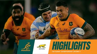 Wallabies v Argentina Extended Highlights  Round 3  TRC 2024 [upl. by Einnig]