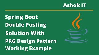 Spring Boot  Post Redirect Get Pattern Example  Ashok IT [upl. by Anotal]