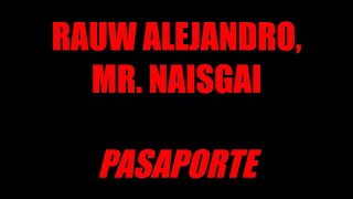 Rauw Alejandro Mr NaisGai  PASAPORTE Letra  Lyric [upl. by Cia]