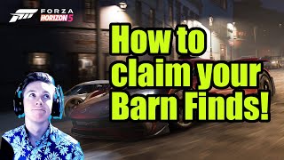 How To Claim YOUR Barn Finds  Forza Horizon 5 [upl. by Ardnekal]