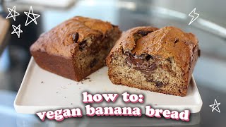 the best vegan banana bread recipe OF ALL TIME 🍌 [upl. by Augusta586]