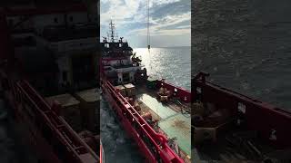 Offloading Anchor Jewelries jackup rigmove [upl. by Katti]