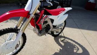 2017 Honda CRF250R WalkAround Video  CRF Dirt Bike  Motorcycle Reviews  HondaProKevincom [upl. by Gerick108]