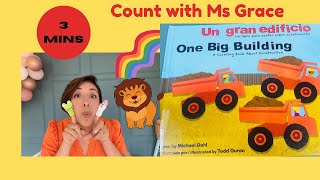 Building Fun El Gran Edificio  A Bilingual Counting Book For Kids By Michael Dahl [upl. by Victor638]