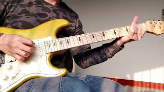 Aiersi Golden finish lightning Strato Electric Guitar Video Customer video [upl. by Alcine]