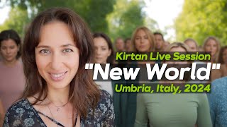 Gunavati  A New World Kiirtan  Mantra BABA NAM KEVALAM  Umbria 2024 [upl. by Neyr]