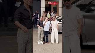 The EPIC HeraPheri Trio Akshay Suniel amp Paresh POSE for the paps at the airport 😎 shorts [upl. by Yssirc548]