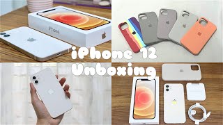 iPhone 12 Unboxing  Shopee Accessories aesthetic  asmr [upl. by Une149]