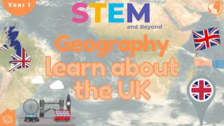 Learn About The UK  KS1 Geography Year 1  Home Learning [upl. by Kram341]