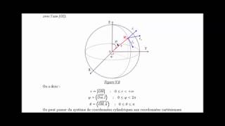 20192020 Cours Mécanique du point matériel SMPC S1 Systèmes des coordonnées [upl. by Eimas]