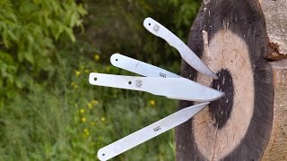 Podstawowe techniki rzucania nożem Knife throwing basics [upl. by Rehotsirk613]