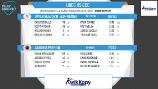 Upper Beaconsfield Premier v Cardinia Premier [upl. by Drofniw]