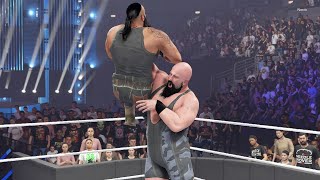 Broun Strowman Vs Big Show Extreme Rules Match WWE2K24 Smackdown [upl. by Nais]