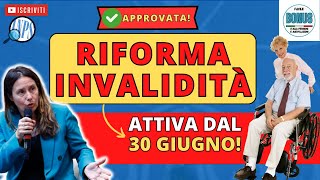 🤔 RIFORMA DISABILITÀ 2024 Addio alle Visite di Revisione APPROVATO IL DECRETO Novità e Criticità [upl. by Blinni]