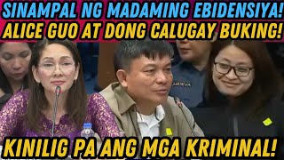 ALICE GUO AT DONG CALUGAY KUMPIRMADONG MAG JOWA MAGKASOSYO PALA SA MGA ILLEGAL NA NEGOSYO NG POGO [upl. by Adroj]