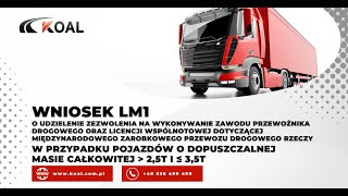 Wniosek LM1 Licencja międzynarodowa busy [upl. by Raab]