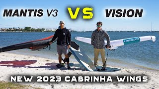 Mantis v3 VS Vision  Wing Foil review [upl. by Whiting]