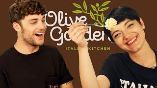 Italians Try Pasta From Olive Garden [upl. by Akiras]