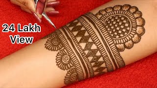 Wedding Bridal Mehndi DesignEasy Stylish Full Hand Dulhan Mehndi DesignsSimple Front Hand Mehndi [upl. by Nelleh833]