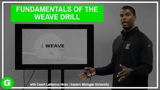 Perfecting the Defensive Back Weave Drill  Glazier Clinics [upl. by Pengelly336]