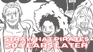 Old Luffy Sanji and Zoro One Piece after 20 years [upl. by Airpac843]