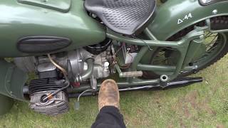 K750 Ural Dnepr running [upl. by Ross]