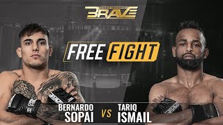 FREE MMA Fight  Bernardo Sopai vs Tariq Ismail  BRAVE CF 38 [upl. by Yendor]