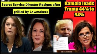 Secret Service Director Resigns day after facing Lawmakers fierce grillingKamala Getting Stronger [upl. by Dudley]