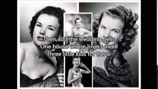 GALE STORM  Memories Are Made Of This（1955）with lyrics [upl. by Amy790]