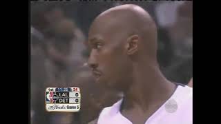 2004 NBA Finals  Game 5  Lakers at Pistons [upl. by Cobbie963]