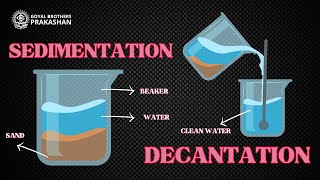 Sedimentation and Decantation  Class6  Chemistry  Goyal Brothers Prakashan [upl. by Shakti]