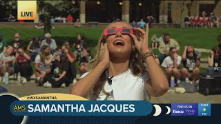 Indiana experiences totality from 2024 total solar eclipse [upl. by Buyers]