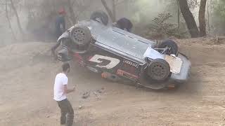 Incidente Elfyn Evans Rally Acropolis 2024 [upl. by Wildon159]