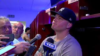 Alex Verdugo reflects on his fall in left field vs Baltimore [upl. by Tugman]