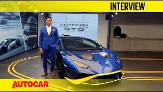 Huracan STO track events electrified Lambos amp more  Sharad Agarwal  Interview  Autocar India [upl. by Anitsirhk]