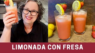 Limonada con Agua Mineral y Fresas The Frugal Chef [upl. by Doretta]