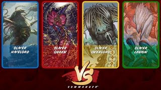 Commander VS April Fools Sliver Hivelord vs Sliver Queen vs Sliver Overlord vs Sliver Legion [upl. by Leahicm410]