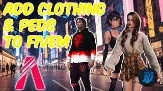 How to add clothing and peds to fivem [upl. by Rufford]