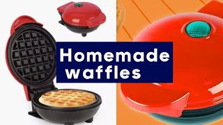 How to make Waffles At Home [upl. by Nnylesor]