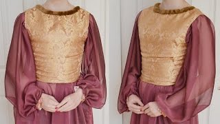 Making a Bodice  Medieval Dress Part One [upl. by Onimod489]