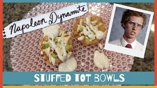 Stuffed Tot Bowls  Napoleon Dynamite Recipe [upl. by Sharos252]