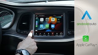 uConnect 4 in the 2022 Dodge Challenger  Connect a phone Android Auto Apple CarPlay and more [upl. by Loriner725]