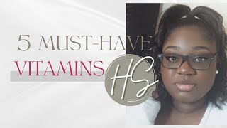 5 MustHave Vitamins For Hidradenitis HS SassiShawntise [upl. by Lenahs]