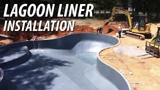 Installation of a Lagoon Vinyl Liner Pool  42724 [upl. by Aurore941]